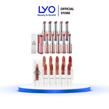Son Thỏi Mịn Mượt 3CE Soft / Blur Matte Lipstick Vỏ Trong Suốt Hàn Quốc