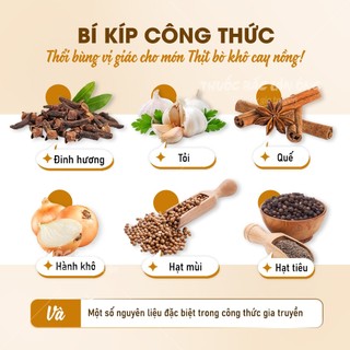 Bột gia vị tẩm ướp bò khô, heo khô thơm ngon chuẩn vị - Lãn Ông