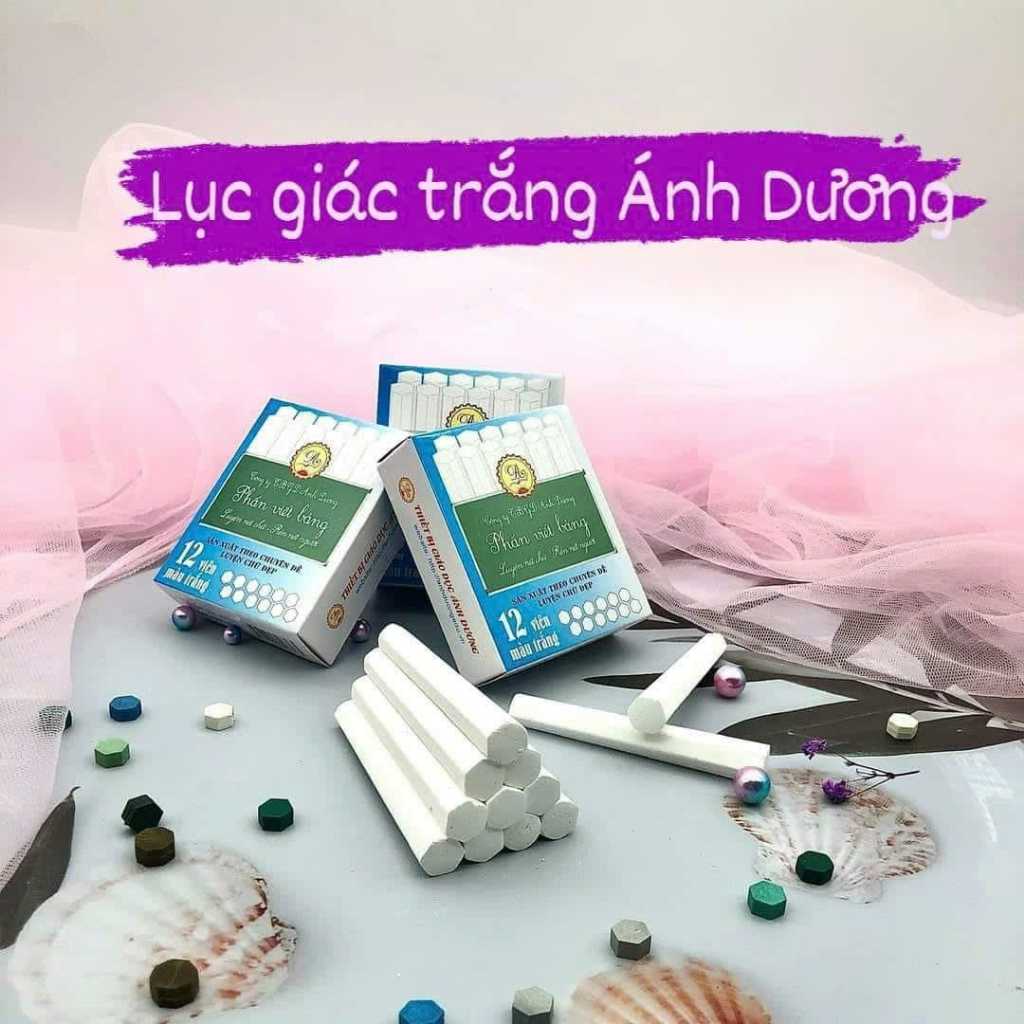 Sét 3 Hộp Phấn Lục Giác Trắng - Màu