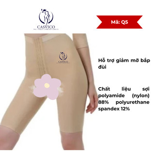 Quần định hình sau hút mỡ dài trên gối có lỗ vệ sinh Q5