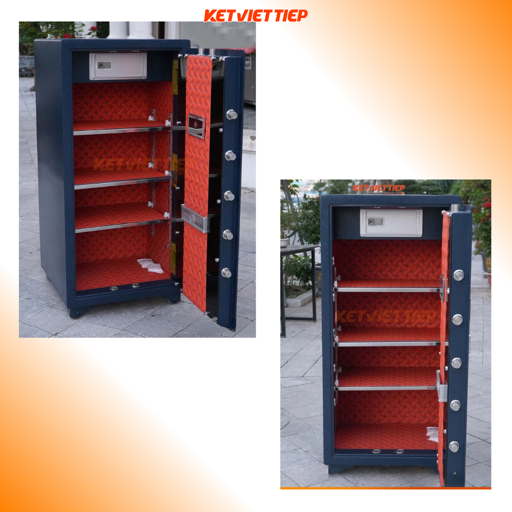 Két sắt ngân hàng cỡ lớn KCC1200 vân tay điện tử, két sắt tiệm vàng nặng 250kg