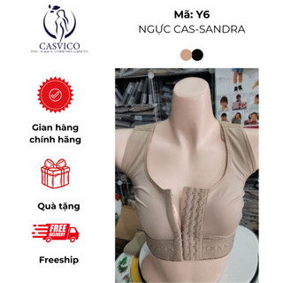 Áo định hình ngực cas_sandra đai liền, đai rời - Y6