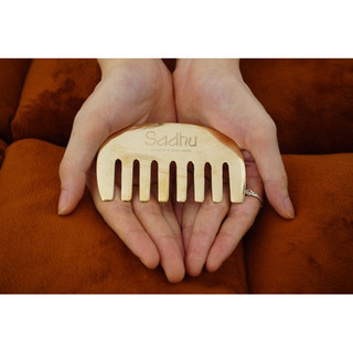 KANSA COMB _ LƯỢC ĐỒNG 140gr nhập khẩu Ấn Độ tăng tuần hoàn, giảm tắc nghẽn, giảm rụng tóc theo Ayurveda