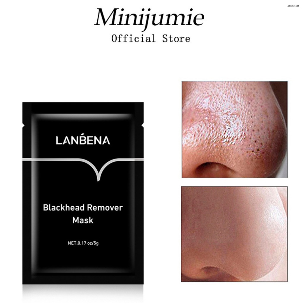 Mặt Nạ Dạng Lột Làm Sạch LANBENA chiết xuất than tre làm sạch sâu thu nhỏ lỗ chân lông hiệu quả 1pcs