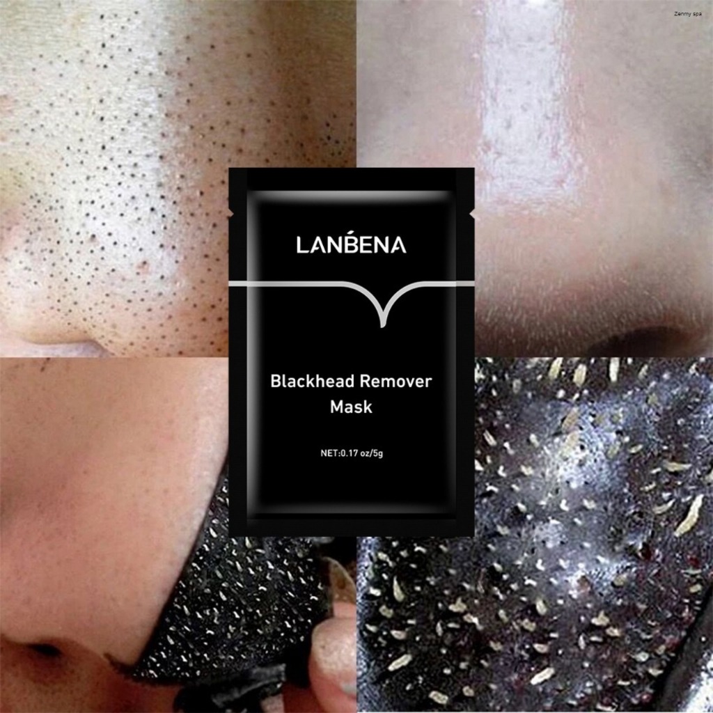 Mặt Nạ Dạng Lột Làm Sạch LANBENA chiết xuất than tre làm sạch sâu thu nhỏ lỗ chân lông hiệu quả 1pcs