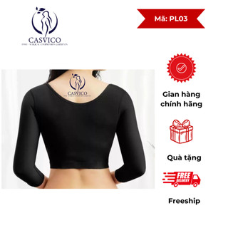 [XẢ LỖ] Gen định hình tay lưng nách vai sau hút mỡ bắp tay, lưng nách italy vải y tế kháng khuẩm PL03 3/4 tay
