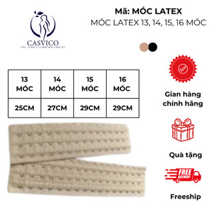 Thanh nối tăng size latex, gen định hình bụng 13 móc, 14 móc, 15 móc, 16 móc