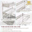 Kệ Chén Bát Inox Đa Năng SENHOME Loại 1 Tầng Và 2 Tầng Để Trên Bồn Rửa Thông Minh Tiện Lợi