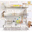 Kệ Chén Bát Inox Đa Năng SENHOME Loại 1 Tầng Và 2 Tầng Để Trên Bồn Rửa Thông Minh Tiện Lợi