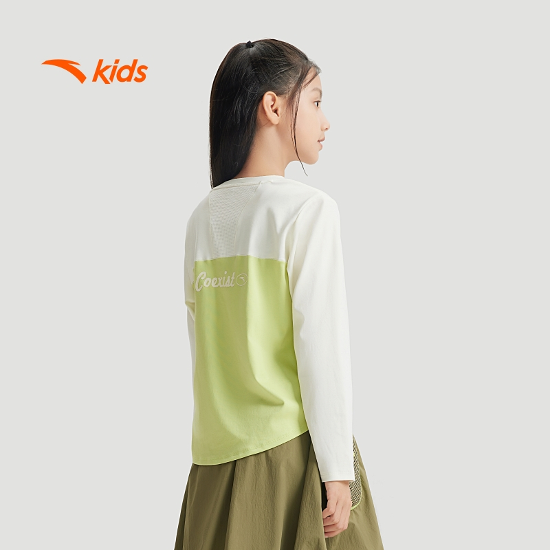Áo phông dài tay bé gái Anta Kids T624C6402