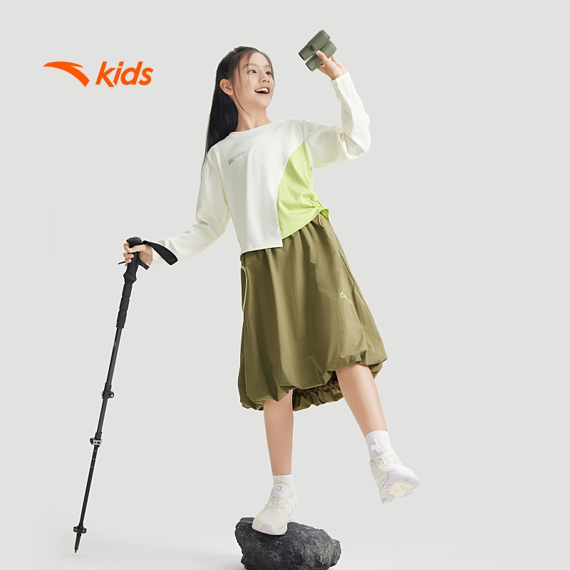 Áo phông dài tay bé gái Anta Kids T624C6402