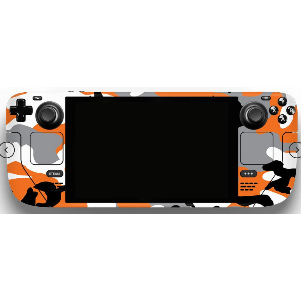 Skin dán Steam Deck mẫu Camo Orange/Blue/Desert/Ghost/Ocean/Pink và nhiều dòng máy khác...