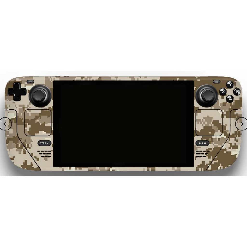 Skin dán Steam Deck mẫu Camo Orange/Blue/Desert/Ghost/Ocean/Pink và nhiều dòng máy khác...