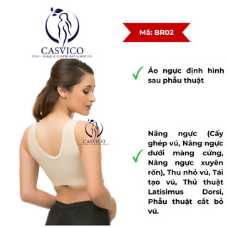 [thanh lý tồn kho] Áo định hình ngực BR02 sau nâng ngưc, treo sa trễ, thu nhỏ ngực phì đại không kèm đai