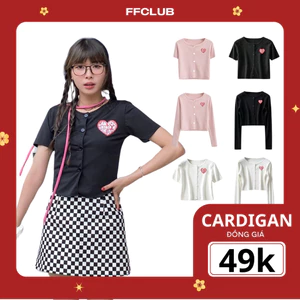 ÁO CARDIGAN FORM CROPTOP FFCLUB MIX 1