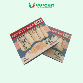 Khăn Sữa Xô Muslin Taco ( Hôp 6 cái )