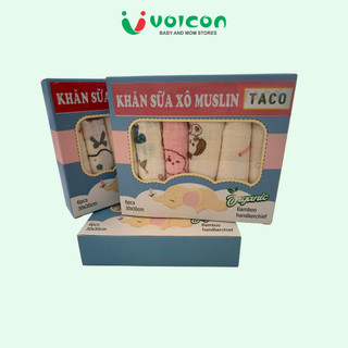 Khăn Sữa Xô Muslin Taco ( Hôp 6 cái )