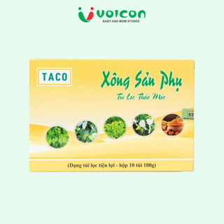Xông Sản Phụ TACO (Hộp 10 Túi Lọc)