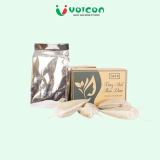 Xông Mặt Thảo Dược TACO cải thiện mụn ẩn đầu đen / Hộp 10 túi
