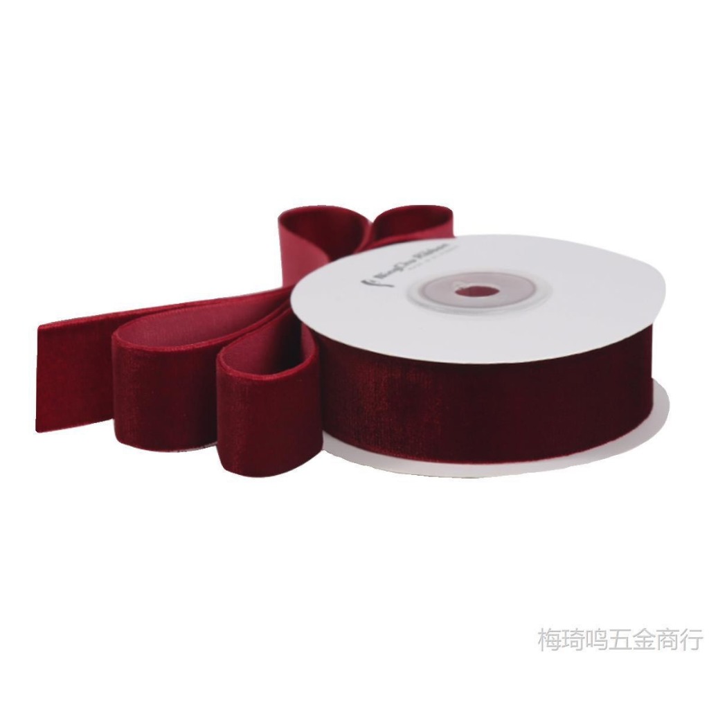 1 met Ruy băng vải nhung làm nơ decor sang trọng