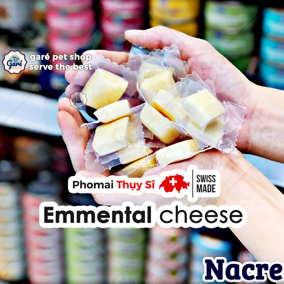 LỐC 12 Phomai Emmental Cheese dành cho Chó và Mèo mang đậm hương vị ...