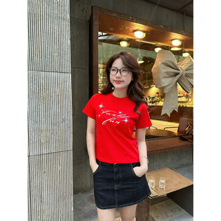 Áo Thun Nữ Baby Tee "Funky Fun" - Kraken Drk Cotton 2 Chiều 250 gsm