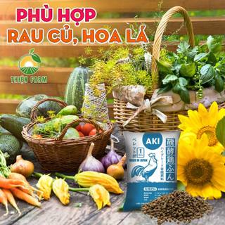 Phân Gà THIỆN FARM Bao 1kg, Aki Sfarm, nhập khẩu Nhật, viên nén, hữu cơ sinh học, bón rau quả, cây ăn trái