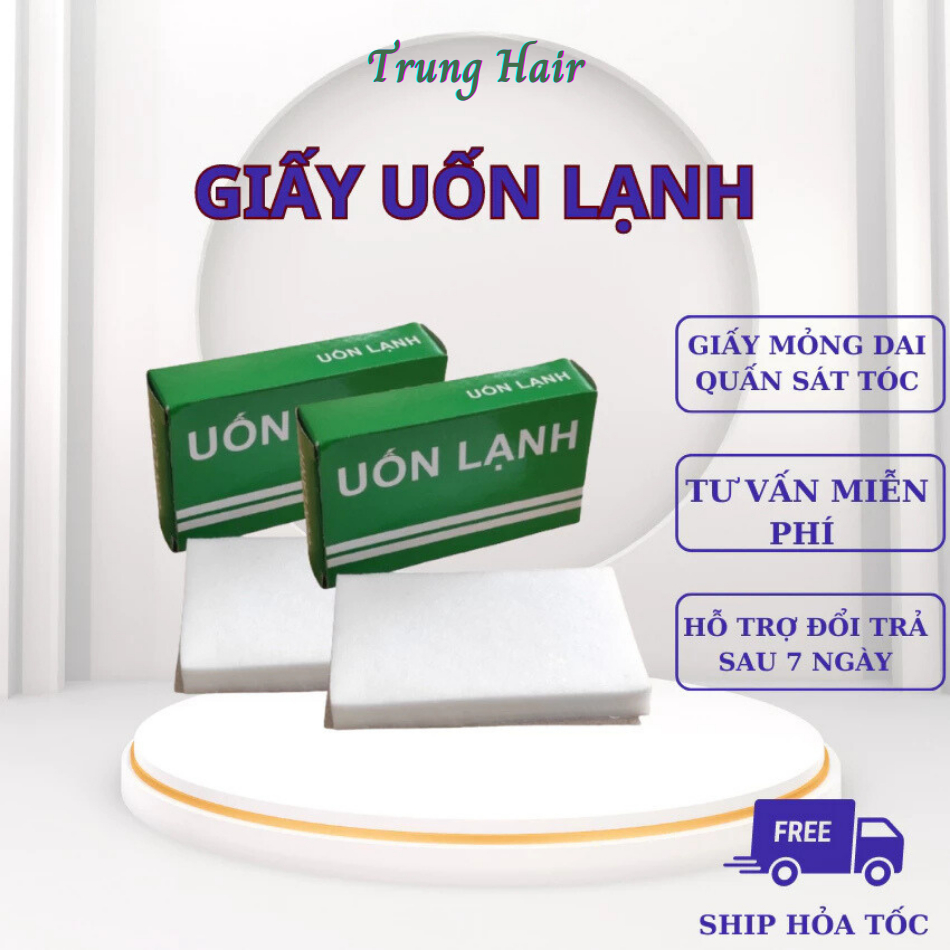 Giấy uốn lạnh, dùng cho uốn tóc bằng phương pháp uốn lạnh giúp tóc vào nếp uốn _ TrungHair