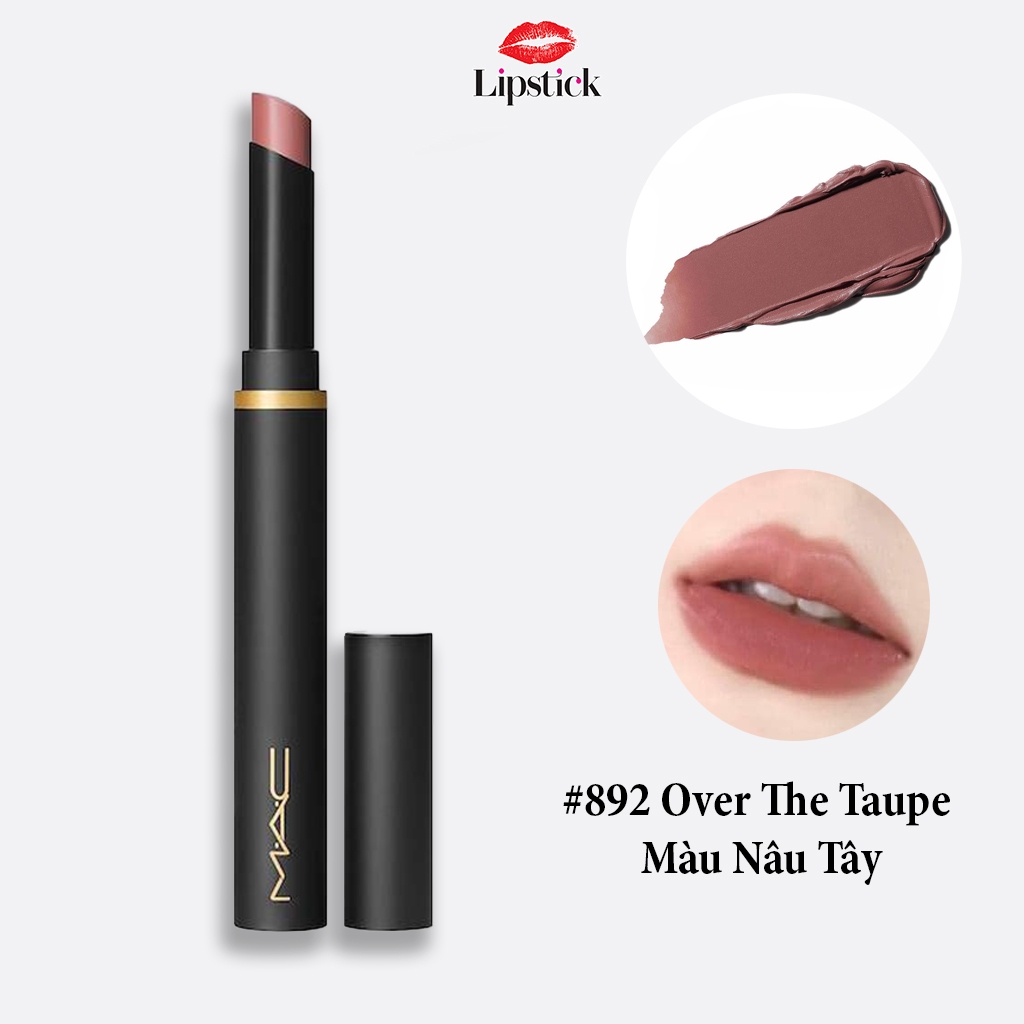 Son MAC Powder Kiss Velvet Blur Slim Stick Lipstick - 892 Over The ...