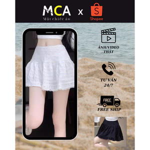 Chân váy Ngắn Viền ren MCA Phong cách mùa hè C096