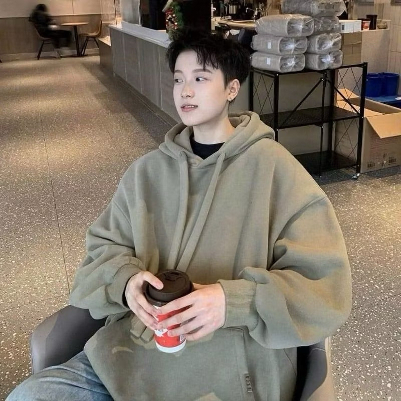 Hoodie Xanh rêu