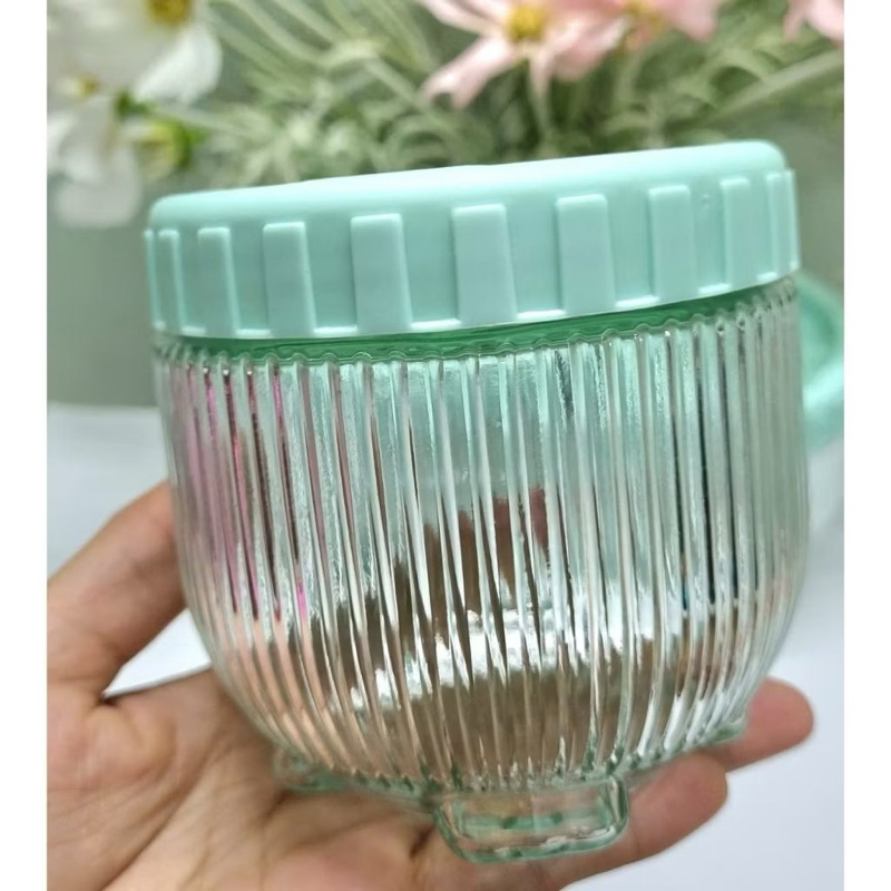Bộ 3 Hũ đựng gia vị thuỷ tinh . Nắp vặn tiện lợi dễ vệ sinh ——-