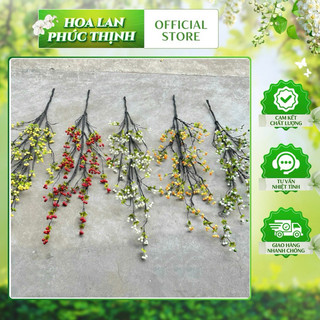 cành chery cổ , cành quả xốp trang trí