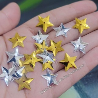 200 ngôi sao 3D kim sa vàng bạc trang trí thủ công QNshop Handmade