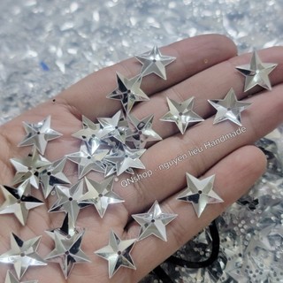 200 ngôi sao 3D kim sa vàng bạc trang trí thủ công QNshop Handmade