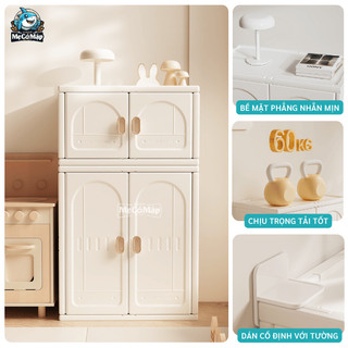 Kệ Tủ Đựng Đồ Đa Năng Có Ngăn Treo Quần Áo, Tủ Để Đồ Gấp Gọn Decor Không Gian Siêu Xinh (Mẫu Mới 2026)