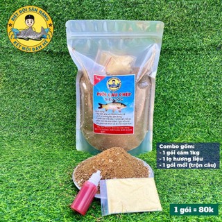 Mồi Câu Cá Chép Siêu Tốc Của Biệt Đội Săn Hàng Mồi Câu Đài Siêu Nhạy Trọng Lượng 1Kg
