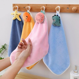 Khăn lau tay nhà bếp có móc treo tường,khăn lau tay hình dễ thương