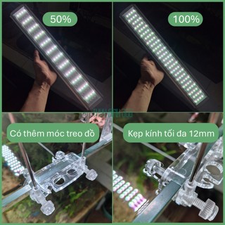 Đèn Coco UR Máng Nhôm - Phiên Bản Mới 2024 - Chip Led RGB 3 in 1, Đỏ Cá Không Đỏ Nước