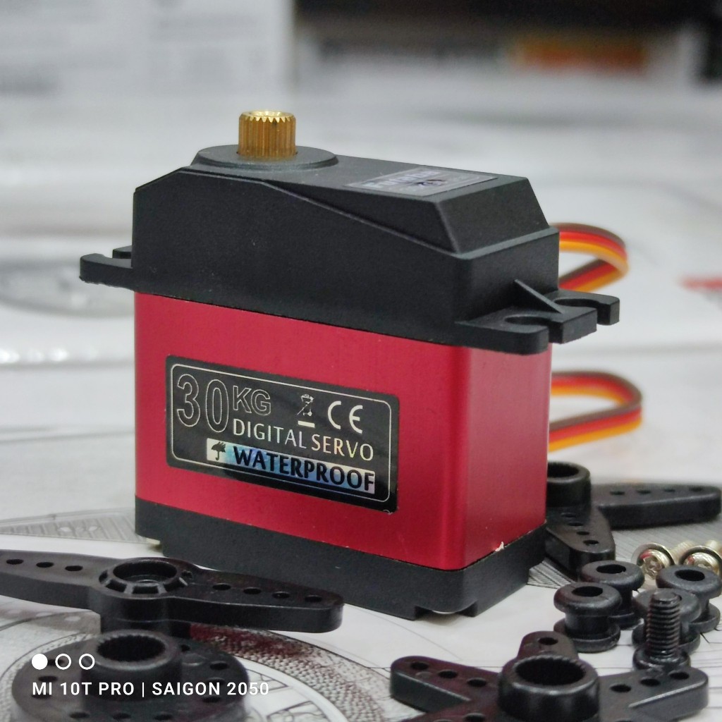 Servo HV Futaba chống nước lực kéo lớn 20kg 30kg điện áp 8V dành cho xe ...
