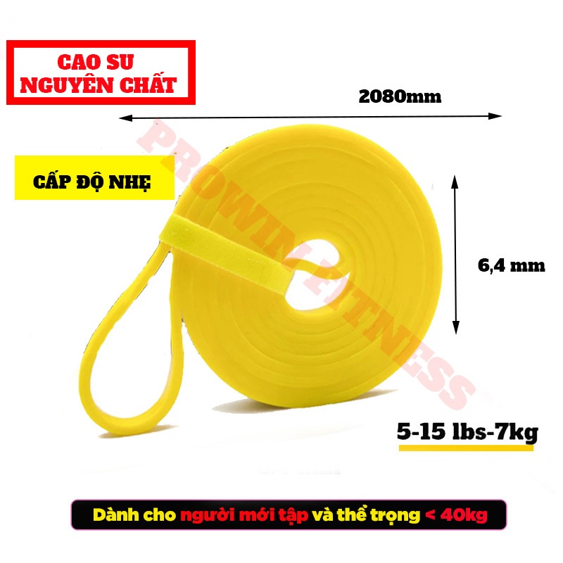 Ảnh Dây Kháng Lực Powerband Aolikes Tập Chân Mông Vai Lưng Cao Su Cao Cấp 3