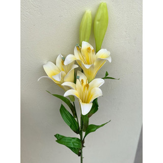 cành kèn xốp 3 bông 2nụ hoa cao cấp