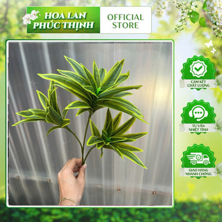 cành thuỷ trúc 3 nhánh cành bé, cành cây điểm hoa nhựa