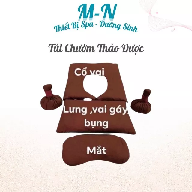 Túi Chườm Thảo Dược Dưỡng Sinh,Túi Chườm Đa Năng. Túi Chườm Mắt, Chườm Lưng, Chườm Cổ Vai Gáy