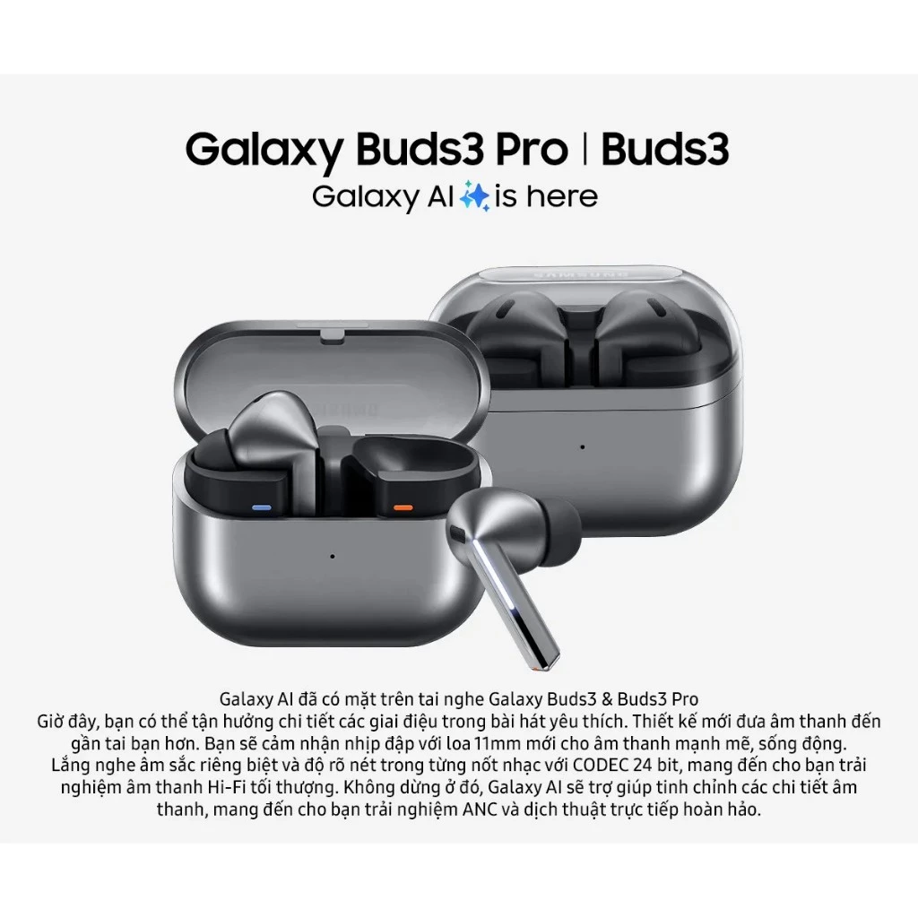 So sánh chất lượng âm thanh giữa Buds 3 và Buds 3 Pro