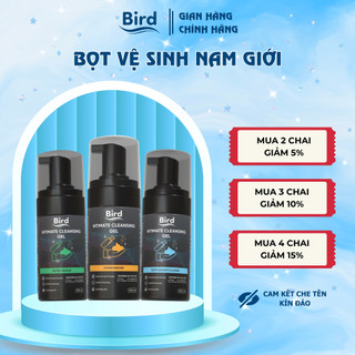 Bọt vệ sinh nam BIRD Intimate Cleansing dung dịch tạo bọt vệ sinh vùng kín nam giới hương thơm nam tính 100ml