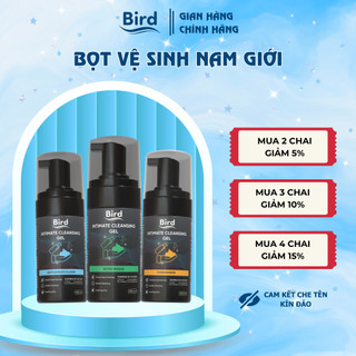 Bọt vệ sinh nam BIRD Intimate Cleansing dung dịch tạo bọt hương thơm nam tính, nhiều mùi hương 100ml