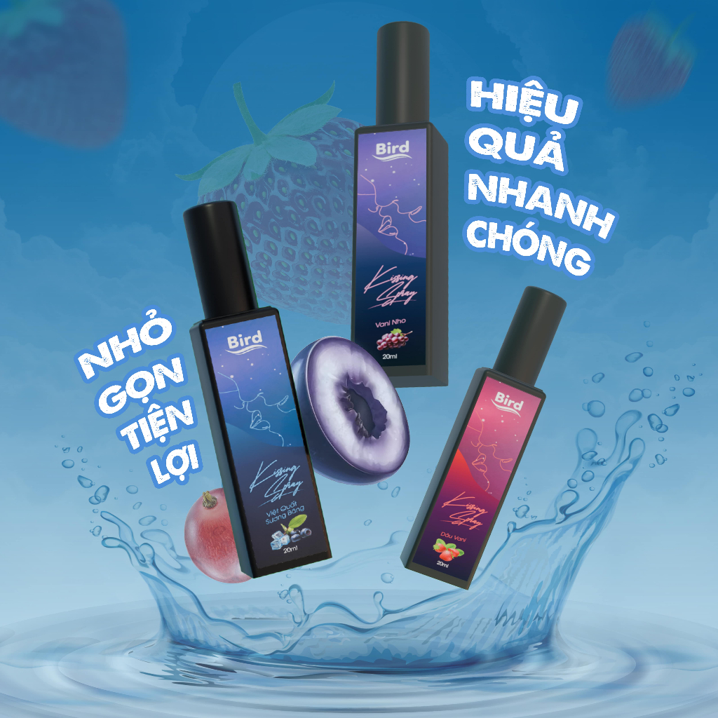 Xịt thơm miệng BIRD Kissing Spray tự tin hôn môi, hơi thở thơm mát quyến rũ 20ml/lọ
