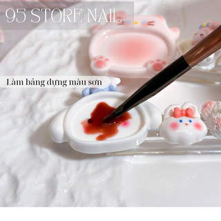Thanh gác cọ hoạt hình - gác cọ và đựng màu vẽ mẫu mới