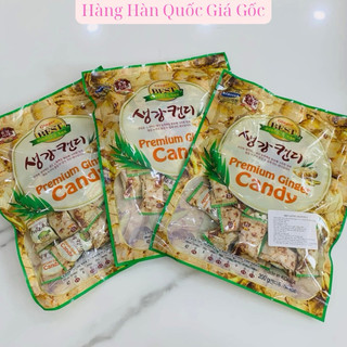 Kẹo Gừng Cao Cấp Hàn Quốc Premium Ginger Candy 200g - 생강 캔디